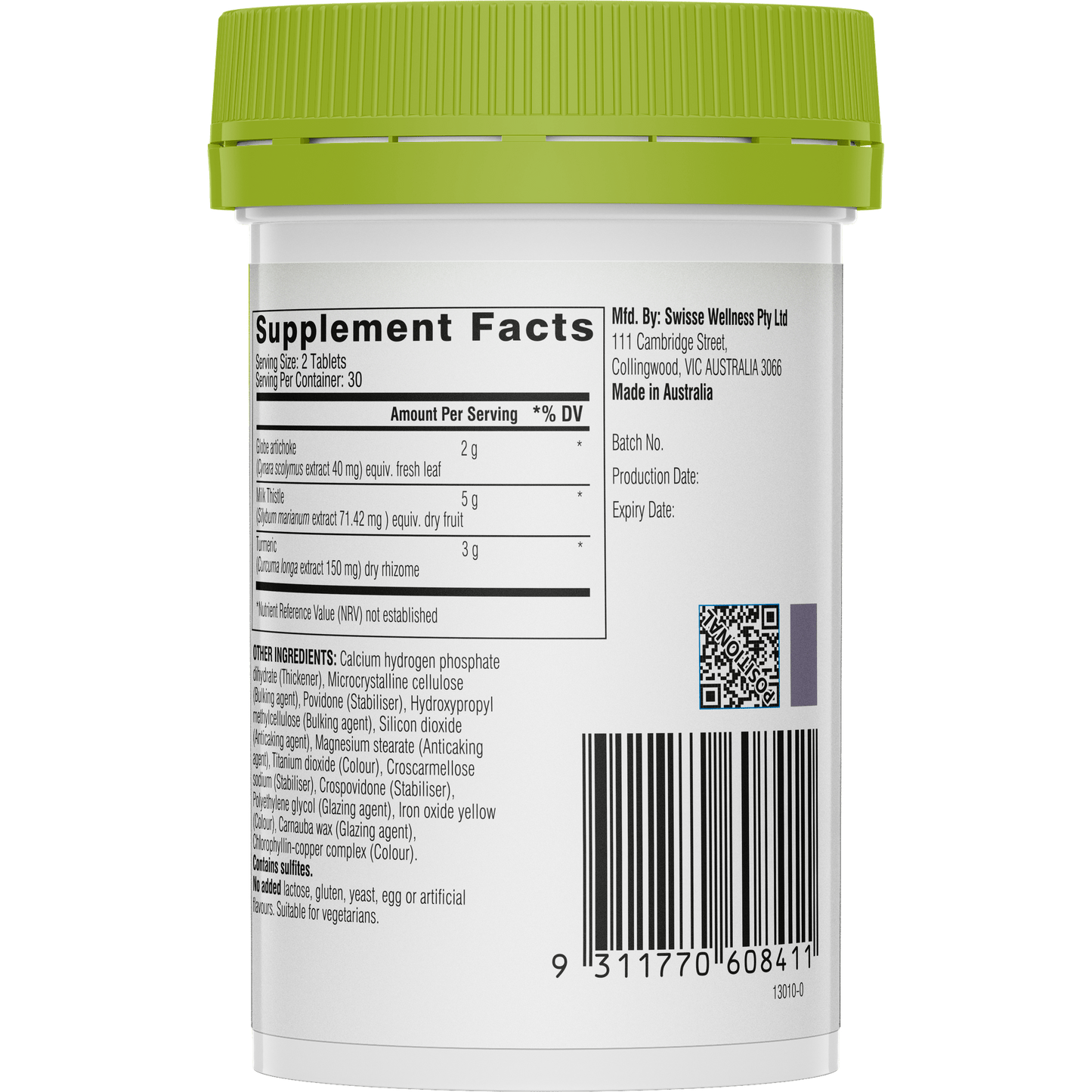 Swisse Liver Health Support Right Side