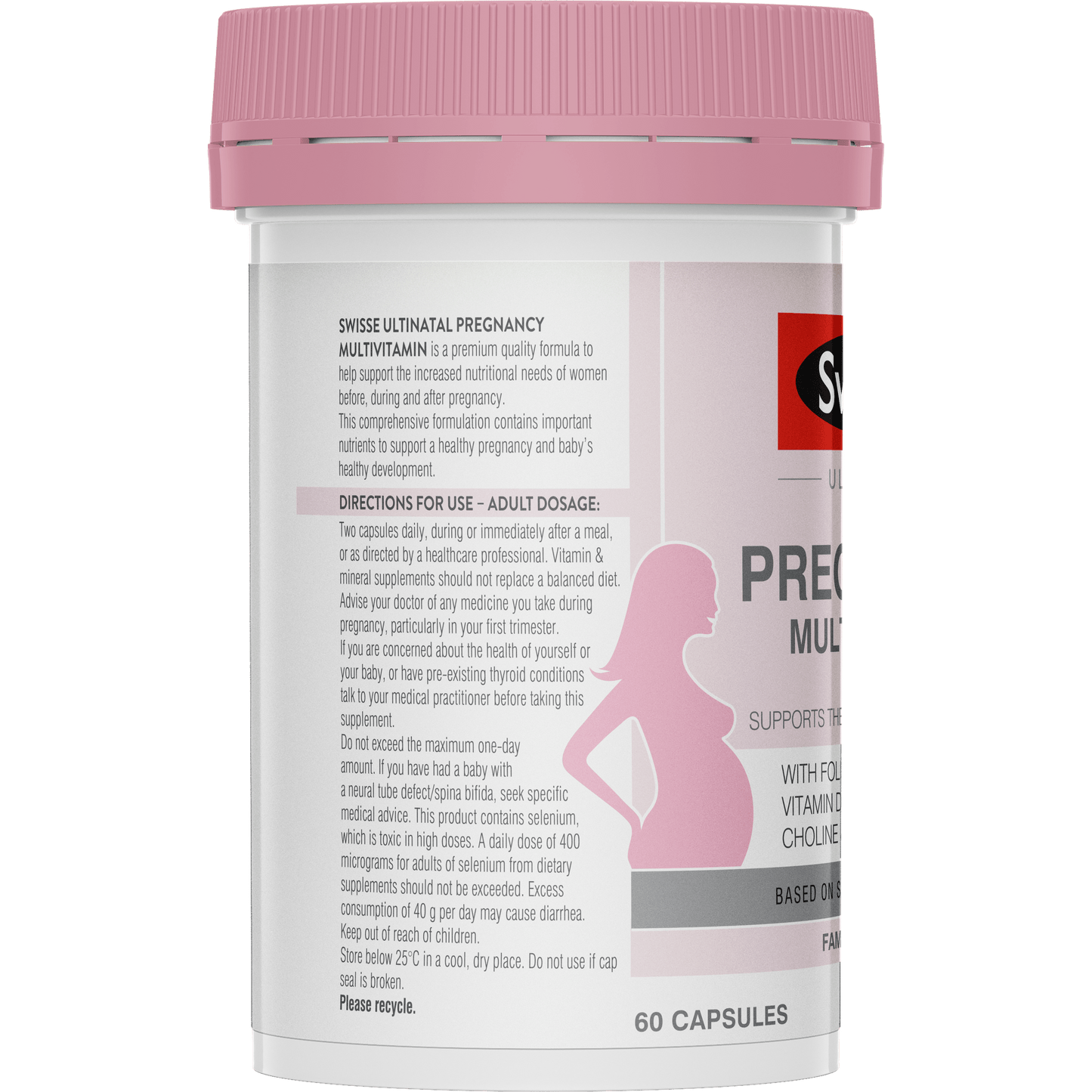 Swisse Pregnancy Multivitamin Left Side