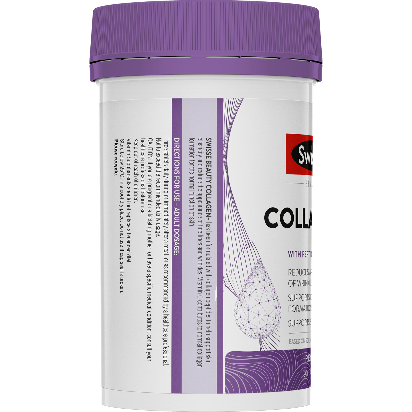 Swisse Collagen+ Tablets Left Side