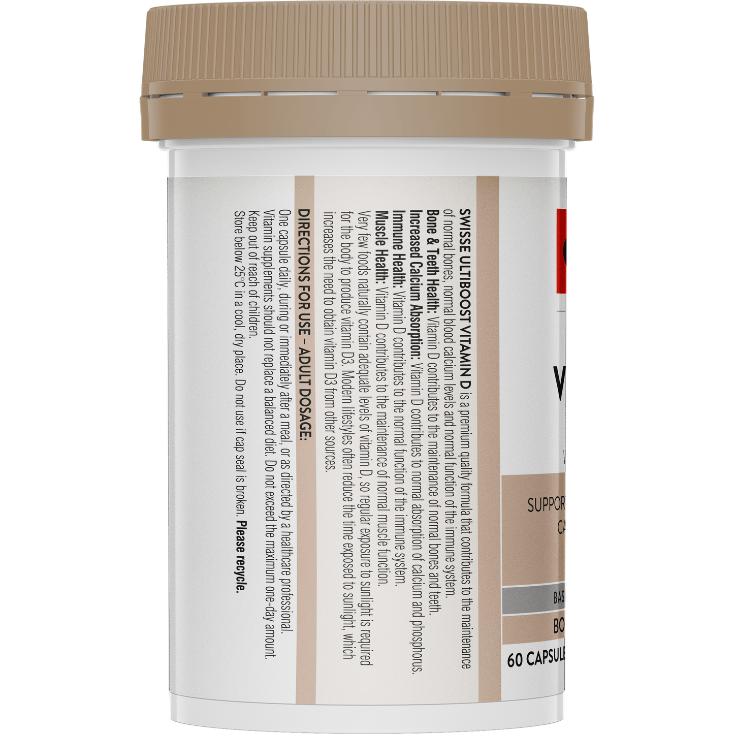 Swisse Vitamin D Left Side