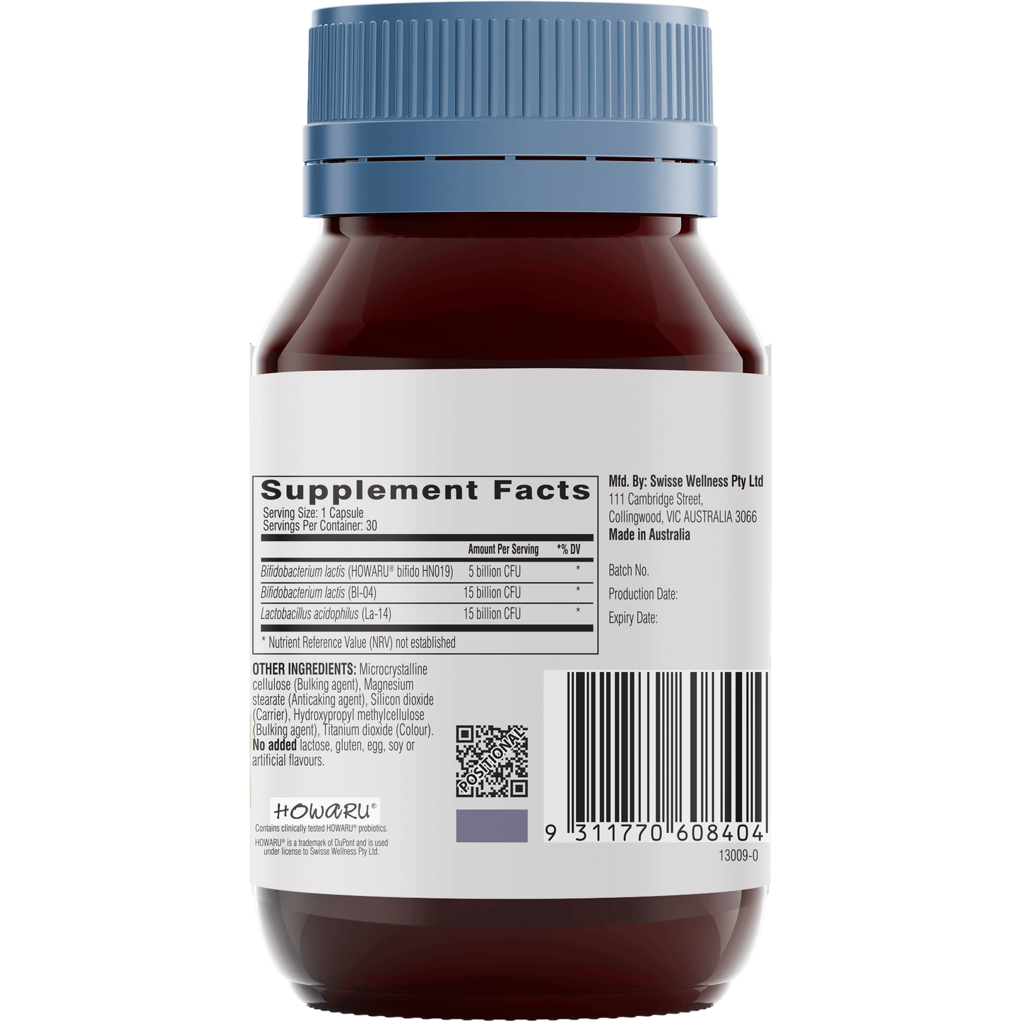 Swisse Daily Digestive Probiotic Right Side