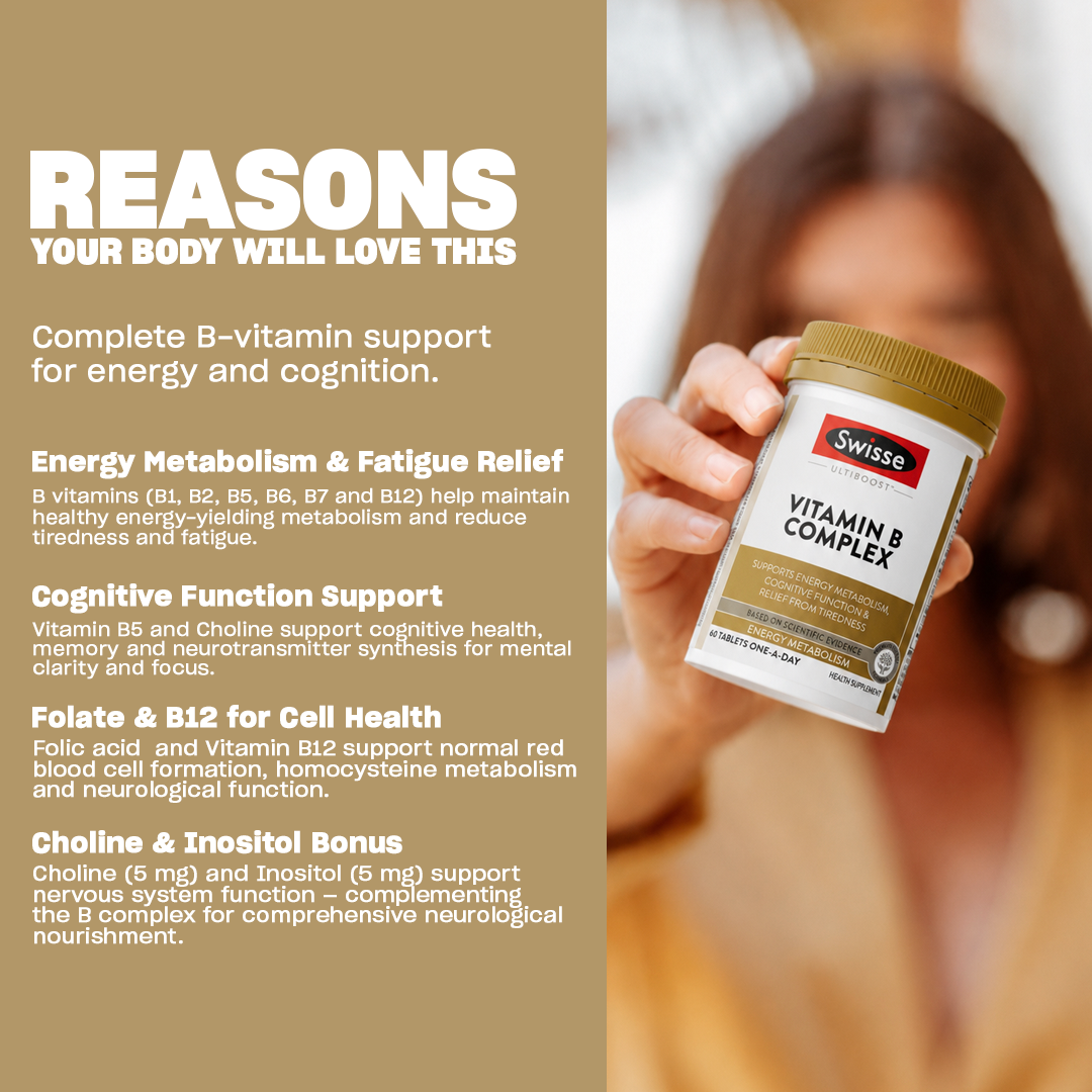 Swisse Ultiboost Vitamin B Complex