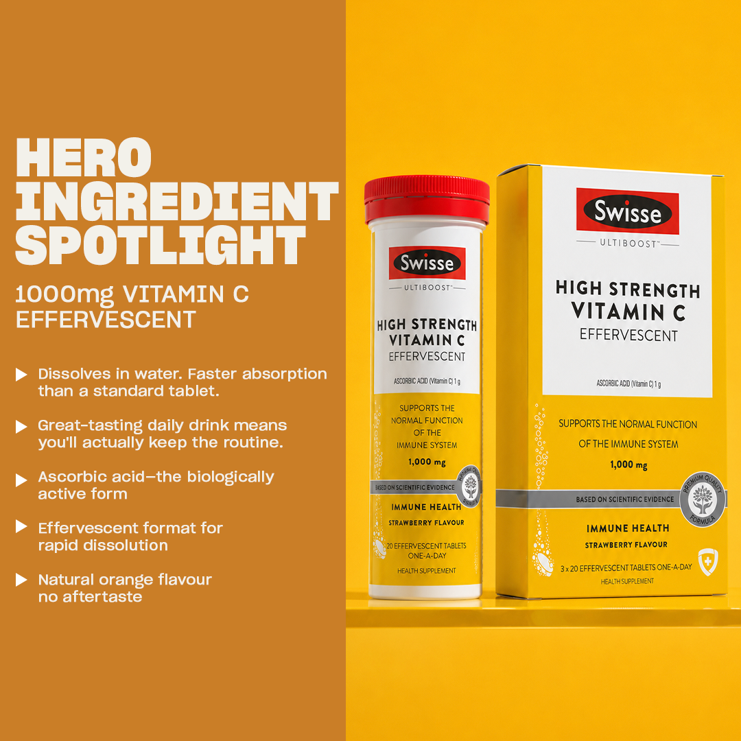 Swisse Ultiboost High Strength Vitamin C Effervescent