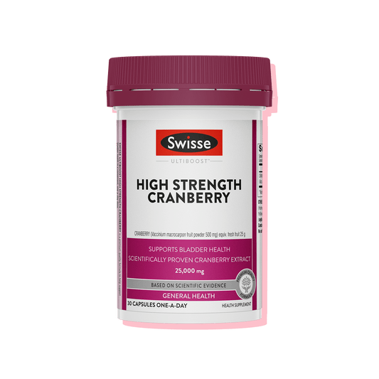 Swisse High Strength Cranberry Front Side