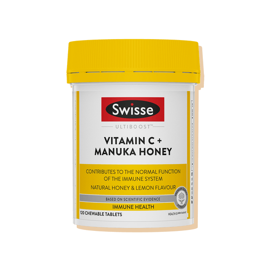 Swisse Vitamin C + Manuka Honey Front Side