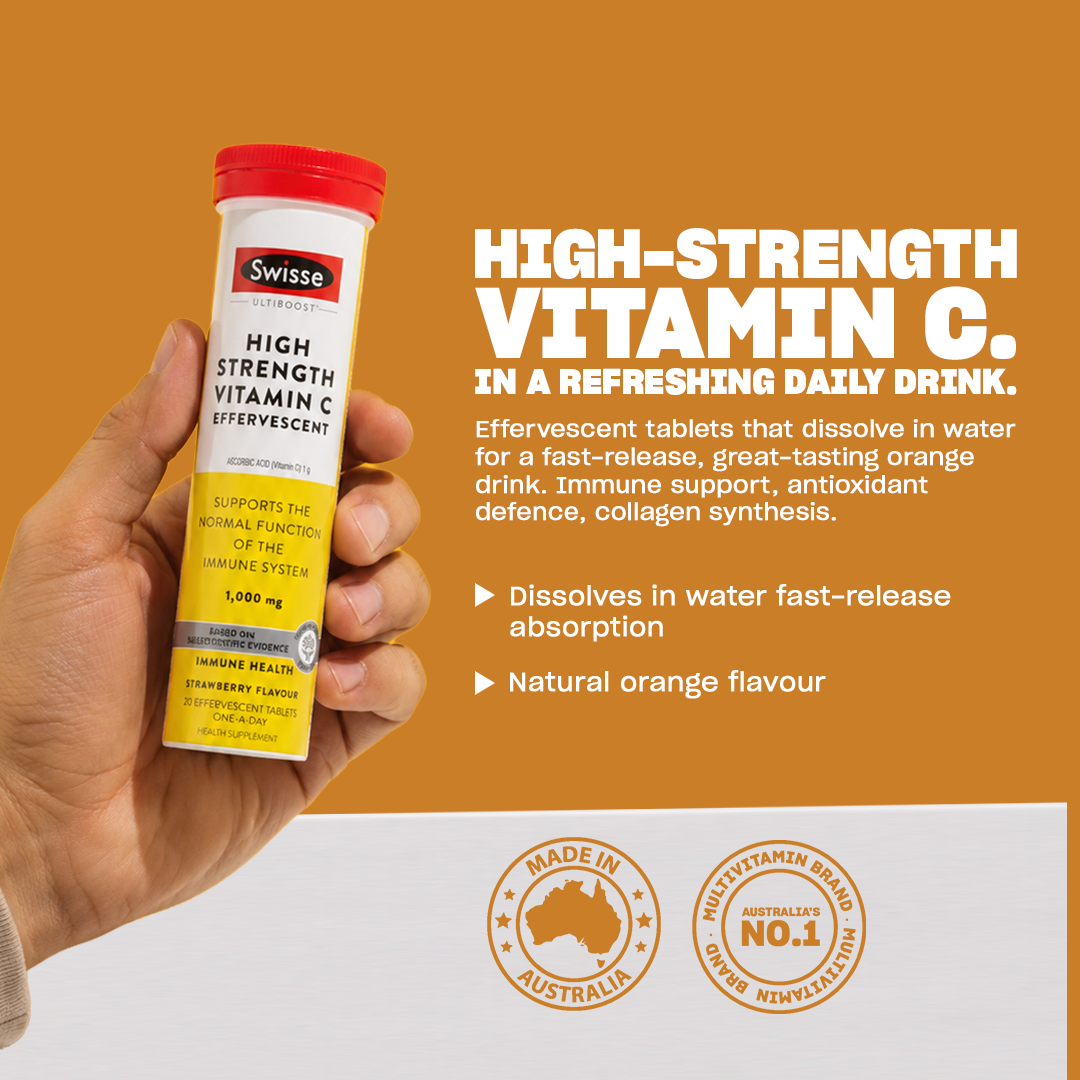 Swisse Ultiboost High Strength Vitamin C Effervescent