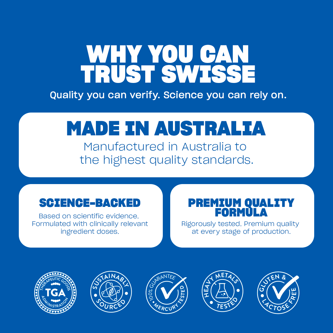 Swisse Ultiboost Odourless 4X Strength Wild Fish Oil Concentrate