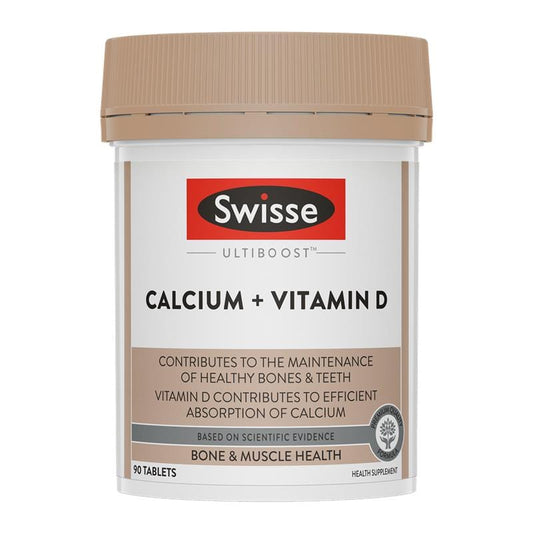 Swisse Calcium + Vitamin D Front