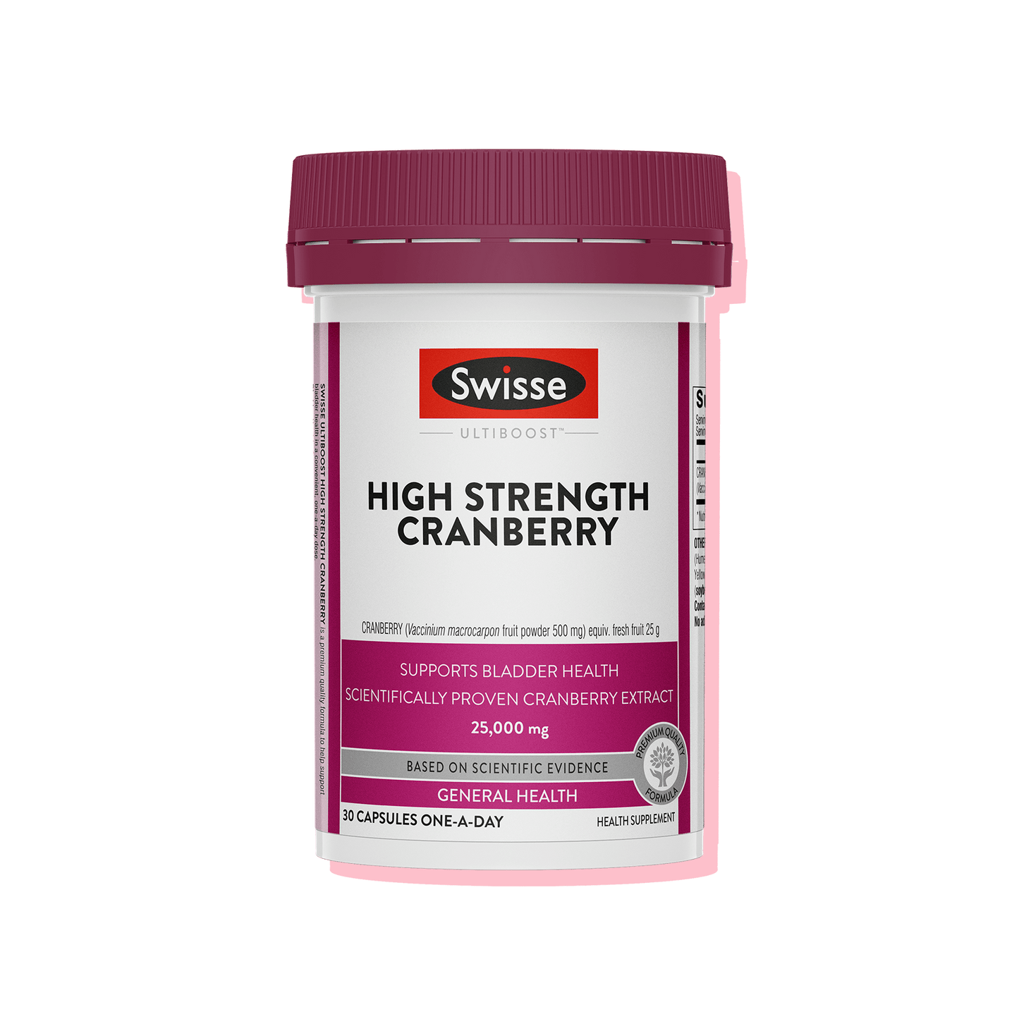Swisse High Strength Cranberry Front Side